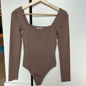 BABATON square neck contour bodysuit